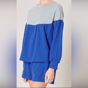 Sugarlips Blue and Light Blue Lounge Set